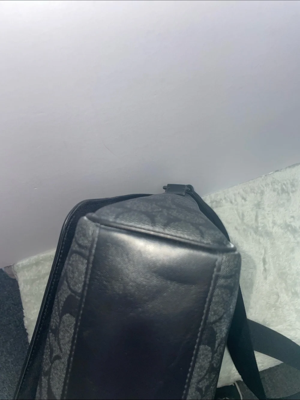 Coach ‘Houston’ Signature Map Bag